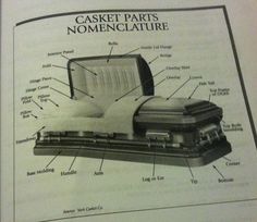 an open book showing parts of a suitcase