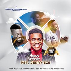 happy birthday pst, jerry ezee from all of us at streams of joy