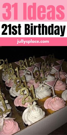 birthday party Hotel 21st Birthday Parties, 21sy Birthday Ideas, 21st Cupcake Ideas, 21sr Birthday Ideas, 21 Birthday Theme, Birthday House Party Ideas, Cute Birthday Decor, Aesthetic Bday Cakes, 21st Bday Decorations