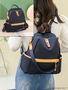 BagForLove - Versatile Dual-Colored Backpack for Optimal Functionality Product Description Color Navy Blue Strap Type Adjustable Composition 100% Polyamide Pattern Type Colorblock Bag Size Medium Material Polyamide Closure Type Zipper Style Unisex Type Classic Backpack Size Chart INCH CM Strap Length Bag Height Bag Width Bag Length 47.2 inch 11.8 inch 4.7 inch 10.2 inch Strap Length Bag Height Bag Width Bag Length 120 cm 30 cm 12 cm 26 cm Details Pictures Similar Products h2 { text-align: center Functional Shoulder Bag For Students, Navy Large Capacity Shoulder Bag For School, Navy Nylon School Bag, Navy Backpack With Zipper For Everyday Use, Large Capacity Navy Bag For School, Navy Backpack With Zipper Closure For Everyday Use, Navy School Bag With Large Capacity, Casual Navy Backpack For Daily Use, Navy Backpack With Zipper Closure