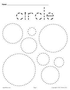 FREE Circles Tracing Worksheet Shape Tracing Worksheets, The Letter C, Preschool Tracing, Tracing Worksheets Preschool, Free Preschool Worksheets, Shapes Preschool, Shapes Worksheets, Preschool Writing, Shapes Activities