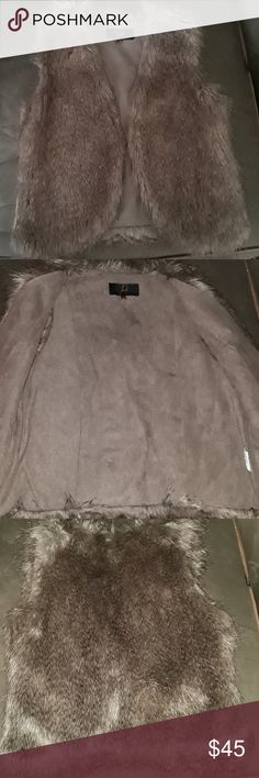 Jack by BB Dakota fur vest Faux fur. Super cute. Purchased from Nordstrom. Never worn. No tags. Reversible Jack by BB Dakota Jackets & Coats Vests Bb Dakota, Fur Vest, Faux Fur, Nordstrom, Super Cute, Tags, Customer Support, Jewelry Watches, Full Service