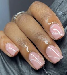 Biab Nail, Biab Nails, Overlay Nails, Milky Nails, Nail Room, Work Nails, Short Square Acrylic Nails, Short Acrylic Nails Designs