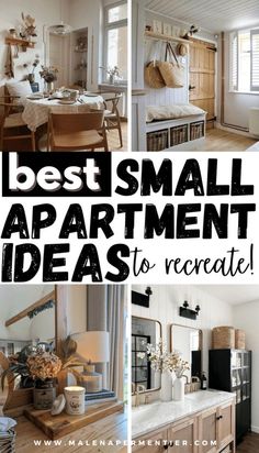 the best small apartment ideas to recate