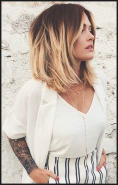 Short Ombre Hair, Beach Hairstyles For Long Hair, Beach Hairstyles, Brown Blonde Hair, Medium Hair Cuts, Hair Envy, Trendy Short Hair Styles, Love Hair, Beach Hair