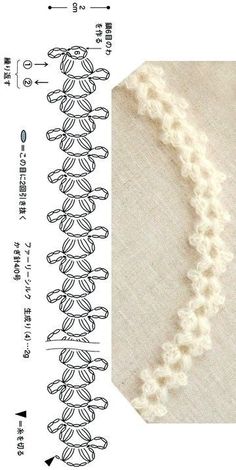 the crochet pattern is shown with instructions to make it easier for stitching