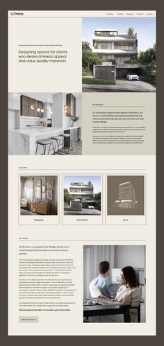 an image of a website design for a real estate agent