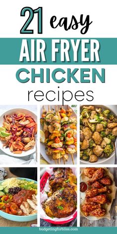 21 easy air fryer chicken recipes