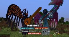 an image of some strange creatures in the minecraft video game mamma's