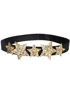 These wonderful glittery star hair bands are fabulous party favors and add sparkle to the party! Pack of 8 Black elastic headband Velcro fastener Gold glitter detail Pack size: 7.5 x 2.5 x 1 inches Gold Glitter Banner, Gold Glitter Stars, Glitter Headbands, Star Headband, Party Headband, Twenty Twenty, Pinterest Party, Hair Accessories Clips, Head Scarves