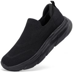 PRICES MAY VARY. [ SLIP ON BREATHABLE MESH UPPER ]: STQ women's walking shoes feature a highly elastic and skin-friendly knitted mesh upper for bringing ultimate comfort to the feet. lightweight and comfortable mesh keep your feet fresh all day, provide a well-ventilated and dry environment for your feet inside the shoes [MEMORY FOAM & SUPPORTIVE INSOLE]: These slip on walking tennis shoes women with a soft memory foam insole, so you feel like stepping in the air, good cushioning effect to take Lightweight Comfortable Mesh Running Shoes, Comfortable Lightweight Synthetic Running Shoes, Lightweight Breathable Black Walking Shoes, Breathable Comfortable Slip-on Sneakers, Lightweight Comfortable Synthetic Running Shoes, Comfortable Black Walking Shoes With Breathable Mesh, Comfortable Black Walking Shoes With Breathable Fabric, Comfortable Mesh Walking Shoes, Comfortable Breathable Synthetic Walking Shoes