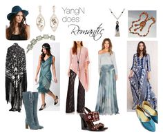 "YangN does Romantic" by thewildpapillon on Polyvore featuring Heather, Nightcap Clothing, Unique Vintage, Etro, Forever 21, Saqqara, Tory Burch and Proud Mary Proud Mary, Flamboyant Natural, Core Wardrobe, Natural Boho, Wardrobe Planning, 1 Rose, Hippie Outfits, Natural Style, Rock Star