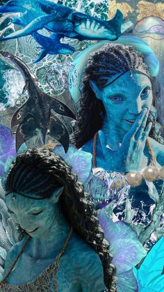 Frontiers Of Pandora, Blue Avatar, Avatar James Cameron, Water Aesthetic, Avatar Fan Art, Pandora Avatar, Female Avatar, Halloween 4, Avatar Movie