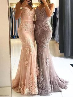 Charmantes Abendkleid, Applikationen Meerjungfrau Abendkleid, Spitze Abendkleider, ... Green Mermaid Prom Dress, Dresses With Lace, Mermaid Prom Dresses Lace, Mauve Dress, Lace Mermaid, فستان سهرة, Mermaid Evening Dresses, Tulle Prom Dress, Prom Dresses Lace