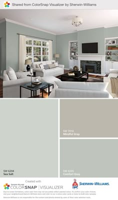 the color scheme for this living room is neutral