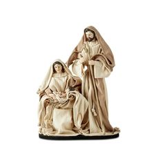 a statue of the virgin mary and child jesus