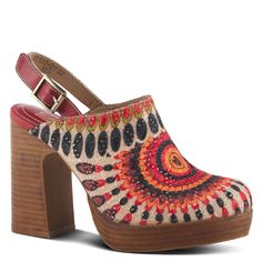 L'artiste Zipi Shootie: multicolored embroidered design creates a Classy Look. These Western booties are comfortable for the modern and fashionable woman. Trending Handbags, L'artiste By Spring Step, Geometric Embroidery, Spring Step Shoes, Western Booties, Trending Sneakers, The Hook, Artist Style, Womens Size Chart