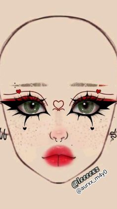 Make Up Guide, Asian Makeup Tutorials, Makeup Charts, Korean Makeup Tips, Makeup Fails, Gyaru Makeup, Punk Makeup