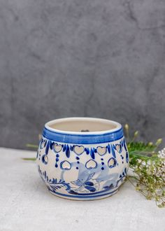 This Vintage Small Candle Holder is a charming piece featuring a delicate blue and white heart pattern. Crafted from fine porcelain ceramic, this candlestick is perfect for holding tealights and adding a cozy ambiance to any room.  Ideal as a lovely housewarming gift, its Dutch blue design brings a touch of classic elegance and warmth to any home decor. H: 7 cm / 2.75 inches  W: 7 cm / 2.75 inches All items in my shop had previous loving home, so it is normal they have some marks of usage. Pleas Ceramic Candlestick, Dutch Blue, Small Candle Holders, Cozy Ambiance, White Hand, Tealight Holder, Painted Porcelain, Hand Painted Porcelain, Fine Porcelain