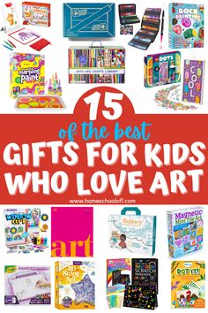 the best gifts for kids who love art