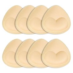 PRICES MAY VARY. Size & Sufficient quantity: A/B: 4.5*4.5 Inch , C/D : 5.3*5.3 inch, you will get 4 pairs of triangle bra pads inserts in classic colors, enough quantity can meet your daily use and replacement needs Lightweight and comfortable: the bra pads is made of quality sponge and cotton, breathable, soft, durable, lightweight, removable and washable, providing a comfortable feeling during your wearing process Sewed edge design: the bra inserts pads are designed with simple triangle shape Bra Inserts, Bra Cup, Bra Pads, Yoga Bra, Triangle Bra, Nursing Bra, Sport Bra, Triangle Shape, Padded Bras