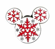 New! Mickey Ears Red White Snowflake Holiday Christmas Disney Pin Pintrader Disney was just added to eBay. Check it out! #eBay #eBaySeller Disney Sign, Travelers Rest, Christmas Disney, White Snowflake, Mickey Ears, Disney Pins, Holiday Christmas, Check It Out, Christmas Holidays