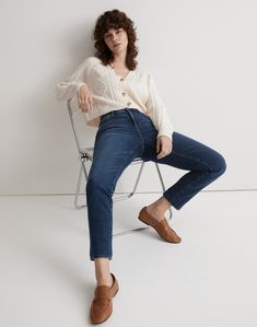 Curvy Stovepipe Jeans in Pendleton Wash Non-stretch Dark Wash Jeans For Everyday, Non-stretch Dark Wash Jeans, Versatile Non-stretch Dark Wash Jeans, Versatile Dark Wash Jeans For Fall, Versatile Denim Jeans For Fall, Versatile Jeans For Fall, Versatile Tapered Leg Denim Jeans, Casual Stretch Jeans In Rigid Denim, Versatile Relaxed Fit Dark Wash Jeans