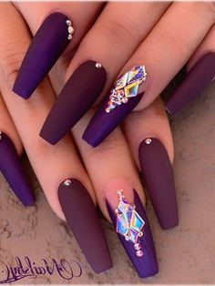 Nails Grunge, Swarovski Nails, Grunge Nails, Great Nails, Nail Swag, Instagram Nails, New Year's Nails, Fabulous Nails, Coffin Nails Designs