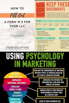 an info poster with the words using technology in marketing and how to fill out form w - for your lic