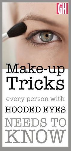 Applying makeup to hooded eyelids can be difficult - and sometimes even pointless. However, there are a lot of easy tricks you can do. We asked makeup artist Liz Pugh for her top tips on how to apply eye makeup to hooded lids. Hooded Lids, Easy Tricks, Applying Makeup, Hooded Eyes, Eye Makeup Tips