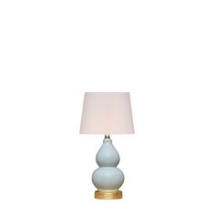 Mini Double Gourd Table Lamp in Light Blue | Newport Lamp And Shade | Located in Newport, RI Light Blue Table Lamp, Baby Blue Lamp, Blue Ceramic Table Lamp, Powder Blue Lamp Shade, Blue/white Lamps, Linen Lampshade, Porcelain Lamp, Kitchen Reno, Classic Collection