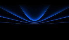 an abstract background with blue lights in the dark