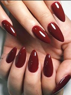 For a sophisticated Halloween look, try these dark plum nails. The perfect fall nail idea for any spooky celebration. #DarkPlumNails #HalloweenNails #FallNailIdea #DarkFallNails Nail Burgundy, Nails Maroon, Red Nail Varnish, Nails Application, Nail Tattoos, Deep Red Nails, Plum Nails, Colourful Nails, Kutek Disney