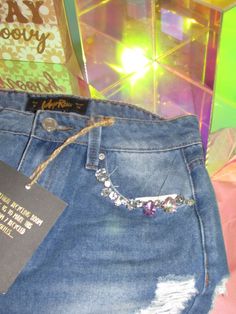 Each Jewel hand sewn -Bedazzled Glitter and bejeweled shorts Glitter Shorts, Hand Sewn, Short Outfits, Hand Sewing, Glitter, United States, Ships, Womens Shorts, Sewing