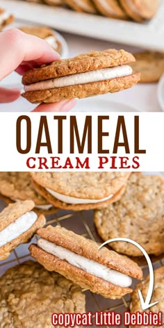 oatmeal cream pies are an easy dessert recipe