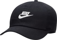 Fit & Design: Swoosh branded metal tri-glide lets you adjust your fit with ease Organic cotton Twill fabric is lightweight and smooth Curved brim helps keep the sun out of their eyes Embroidered Futura logo shows their love for Nike Mid-depth, 6-panel design makes for easy styling Additional Details: Machine washable Imported Nike Mid, Nike Web, Nike Accessories, Sneaker Release, Youth Sports, Club Kids, Nike Kids, Athletic Apparel, Twill Fabric