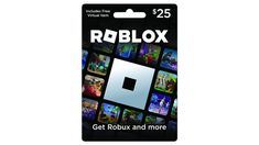 the robbox card is in front of a white background