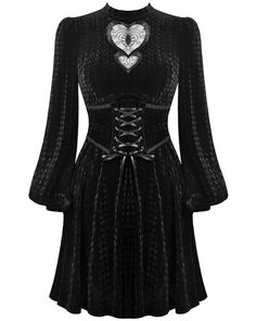 #ad Top Rated Dark In Love Gothic Witch Dress Black Velvet Heart Cutout Cincher Corset Waist, Fashion Dress Gothic Lantern, Steampunk Wedding Dress, Gothic Prom Dress, Black Flare Dress, Cincher Corset, Dark In Love, Steampunk Dress, Chiffon Lace Dress, Wedding Dresses Uk