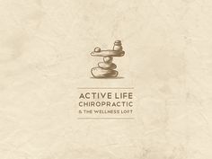 the logo for active life chiropractic and the wellnes lot, which has been