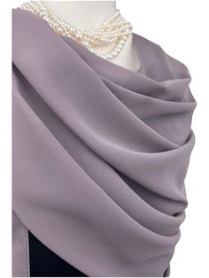 Elevate your style with our exquisite collection of chiffon shawls. Our chiffon shawls are the epitome of elegance and versatility, designed to effortlessly enhance your wardrobe and leave a lasting impression. Made from the fine poly chiffon fabric, these shawls offer a delicate and airy drape that adds a touch of grace to any outfit. Whether you're attending a special occasion, a casual gathering, or simply want to elevate your everyday look, our chiffon shawls are the perfect accessory. Choos Elegant Purple Silk Scarf, Elegant Purple Silk Scarf For Wedding, Elegant Chiffon Shawl, Elegant Evening Shawl Wrap, Elegant Formal Shawl, Purple Scarves For Wedding, Elegant Formal Wrap, Elegant Solid Color Silk Shawl Scarf, Chic Formal Silk Shawl Scarf