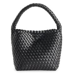 Carry your essentials in style with this Sonoma Goods For Life woven hobo bag. How do you accessorize? Check out our ACCESSORIES GUIDE for essential tips to elevate your style with must-have accessories.DETAILS Hobo silhouette 9"H x 12.5W x 4.5"D 9'' drop handle Magnetic snap closureCONSTRUCTION & CARE Exterior: polyurethane Lining: polyester Wipe clean Imported Size: One Size. Color: Black. Gender: female. Age Group: adult. Woven Hobo Shoulder Bag For Errands, Everyday Handheld Woven Hobo Bag, Braided Bucket Tote Bag For Everyday Use, Everyday Use Handheld Woven Hobo Bag, Braided Bucket Bag For Everyday Use, Casual Black Shoulder Bag With Intrecciato Weave, Black Woven Leather Rectangular Hobo Bag, Trendy Hobo Bag With Intrecciato Weave For Errands, Versatile Black Woven Shoulder Bag