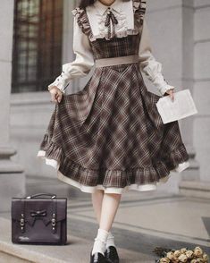 Casual Cottagecore Outfits, Casual Cottagecore, Cottagecore Outfits, Cute Dress Outfits, Fashion Vocabulary, Modest Fashion Outfits, Lolita Dress, Fancy Dresses