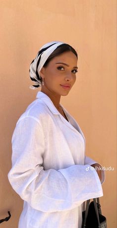 Summer Outfits For Ladies, Turban Outfit, Scarf Aesthetic, Fairytale Wedding Dress, Hijab Turban Style, Outfits For Ladies, Classy Summer Outfits, Hijab Style Tutorial, Mode Turban