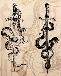 Snake Tattoos Skeleton, Straight Snake Tattoo, Snake And Dagger Tattoo, 30 Tattoo, Woodcut Tattoo, Butterfly Tattoos For Women, Snake Tattoo Design, Back Tattoos For Guys, Greek Tattoos