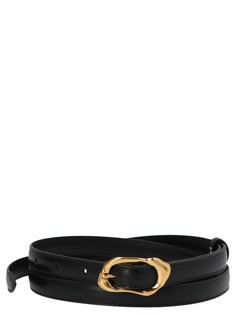 Alexander Mcqueen Cintura di pelle lunga Alexander McQueen. Womens Leather Belt, Buckle Belt, Black Belt, Uganda, Belt Buckles, Leather Belt, Calf Leather, Alexander Mcqueen, Color Design