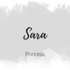 the title for sara princess, written in black ink on a white and gray background