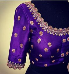 Hand embroidered ready made saree blouse / crop top/stitched saree blouse usa / purple U neck  saree blouse/ hand embroidered blouse/zardosi blouse/U neck  saree blouse/ purple pure silk blouse/ maggam work blouse        It is very true that a perfect blouse is the one which makes your saree look stand out !! If you find one of such a style that you have been wanting to have then dont let it go !! we carry such unique trending blouses that instantly add a stylish look to any saree !!     Well..! Fitted Purple Fabric With Intricate Embroidery, Fitted Purple Embroidered Fabric With Intricate Details, Purple Embroidered Fabric Fitted, Fitted Purple Traditional Wear With Resham Embroidery, Fitted Purple Traditional Wear With Dori Work, Purple Embroidered Dola Silk Choli, Purple Embroidered Art Silk Choli, Purple Raw Silk Choli, Fitted Purple Choli With Dori Work