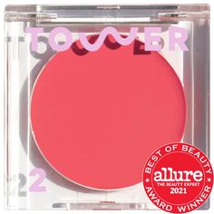 An easy-to-use, non-comedogenic dewy blush that blends seamlessly into the skin with a naturally radiant finish that is safe for sensitive skin.Highlighted Ingredients: - Aloe Vera Extract: Hydrating and soothing for a luminious, healthy-skin finish.- Green Tea Extract: Ultra-calming and a natural antioxidant.- Castor Seed Oil: Rich in fatty acid + moisturizes skin.Ingredient Callouts: This product is vegan, cruelty-free, and gluten-free.What Else You Need to Know: This creamy, long lasting blus Tower 28 Beauty, Tower 28, Glow Foundation, Aloe Vera Extract, Cream Blush, Green Tea Extract, Beauty Awards, Lip Glow, Flower Extract