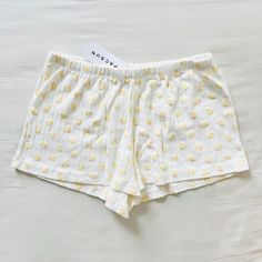 Bnwt Brandy Melville/John Galt Yellow Duck Pointelle Emery Pajama Shorts Pajamas Brandy Melville, Cute Pj Shorts, Brandy Melville Duck Pjs, Duck Pajamas, Brandy Melville Teddy Bear Pjs, Brandy Shorts, Brandy Melville Thermal Shorts, Brandy Melville Sweat Shorts, Brandy Melville Keira Shorts