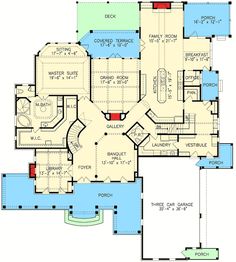 this is the floor plan for these luxury home plans